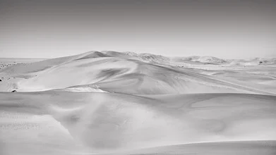 Photo art by Dennis Wehrmann: gentle dunes of the Namib Desert at sunset