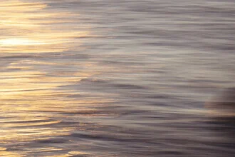 Blurred photo of Flensburg Fjord at sunset