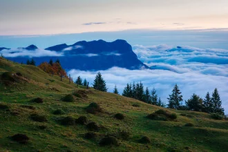Photo art by Martin Wasilewski: sea of fog in the Tyrolean Alps
