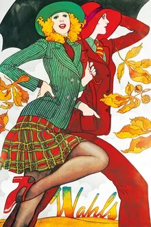 Illustration by Jane Bark: soft colors and nostalgic autumn mood