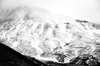 Photo art by Christian Noah: snow-covered mountain in Kerlingarfjöll highlands