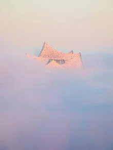 Photo art by Nils Steiner: Elbphilharmonie Hamburg in the fog