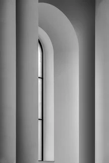 Photo art by Michael Jurek: St. Hedwig's Cathedral in minimalist architecture