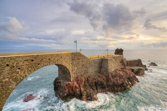 Photo art by Michael Valjak: Evening mood over Ponta do Sol in Madeira