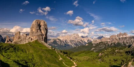 Fotokunst von Achim Thomae: Panorama der Dolomiten in Südtirol