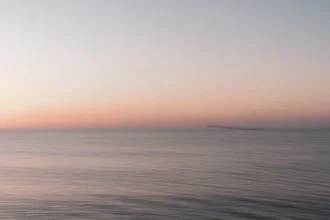 Fotokunst von Photolovers: roter Himmel über dem Meer bei Sonnenuntergang