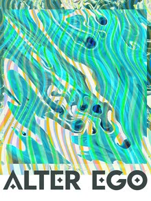 Illustration by Uma Gokhale: abstract tropical shapes in vibrant green tones.