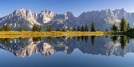 Photo art by Achim Thomae: serene summer mountain landscape