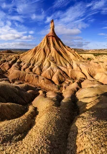 Photo art by Achim Thomae: desert landscape in Bardenas Reales, Spain