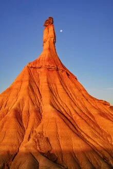 Photo art by Achim Thomae: desert landscape with rock formations at sunrise