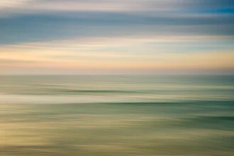 Photo art by Holger Nimtz: relaxing sunset at the sea.