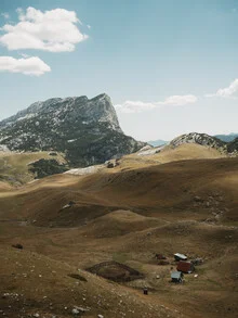 Photo art by Claas Liegmann: mountain range in Durmitor National Park, Montenegro.