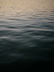 Photo art by Claas Liegmann: sunset over Lake Ohrid in Albania