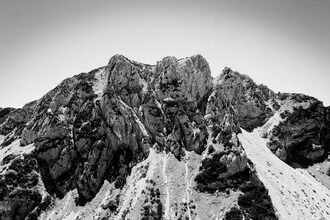 Photo art by Claas Liegmann: rocks beneath a clear sky in Durmitor National Park