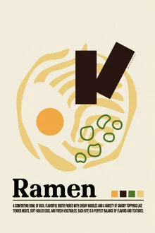 Illustration by Jonas Loose: a stylish bowl of ramen with retro flair
