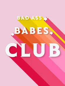 Wall art by Ania Więcław: colorful typography radiating positive vibes and a feminist message
