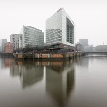 Photo art by Dennis Wehrmann: view of the Der Spiegel building in Hamburg