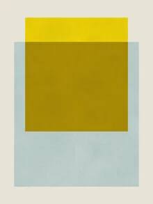 Conceptual illustration with overlapping rectangles in soft colors