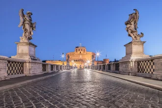 Photo art by Achim Thomae: sunrise over Castel Sant’Angelo in Rome