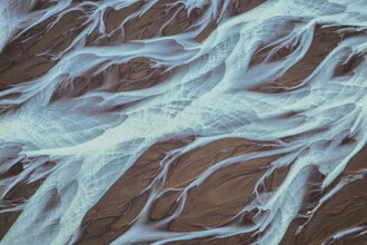 Fotokunst von Michael Jurek: glaziale Sedimente in sanften Farben