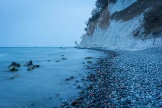 Photo art by Martin Wasilewski: twilight at the chalk coast