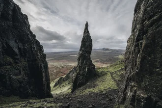 Fotokunst von Franz Sussbauer: Felsnadel in stimmungsvollem Licht