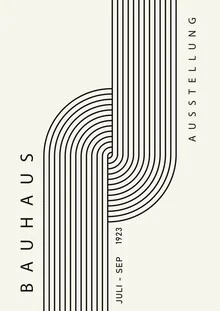 Minimalist wall art featuring geometric shapes in black and beige.