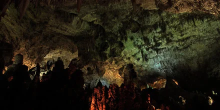 Photo art by Jan Glebinski: captivating image of Carlsbad Caverns