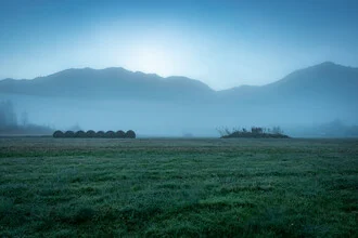 Photo art by Martin Wasilewski: veil of mist over the moors at Lake Kochel