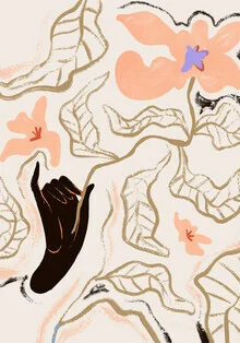 Wall art featuring floral elements, soft lines, and warm tones, inspired by Arty Guava. Wall art featuring floral elements, soft lines, and warm tones, inspired by Arty Guava.