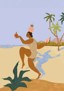 Illustration by Arty Guava: soft lines and warm colors come together harmoniously.