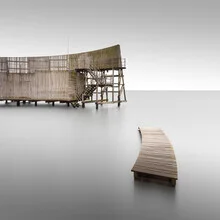 Minimalist photo art by Ronny Behnert: Kastrup Søbad in Copenhagen