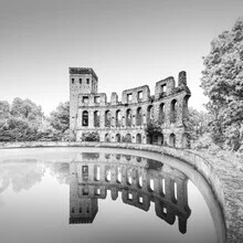 Photo art by Ronny Behnert: Norman Tower in Potsdam, black and white capture