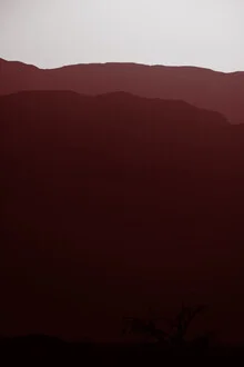 Photo art by Tal Paz-Fridman: serene mountain landscape at sunset