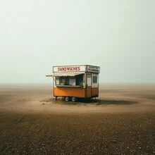 Fotokunst von David Foster Nass: surreale Darstellung regionaler Küche in lebendigen Farben