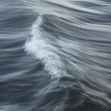 Abstract photo art by Nadja Jacke: waves in motion at the Baltic Sea shore