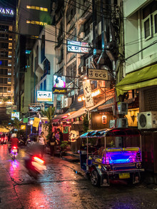 Johann Oswald, Die Straßen Bangkoks (Thailand, Asia)