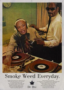 Illustration von David Redon: entspannte Darstellung des Themas Cannabis