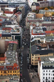 Fotokunst von Yehuda Swed: Berliner Stadtansicht mit verschwommenen Details