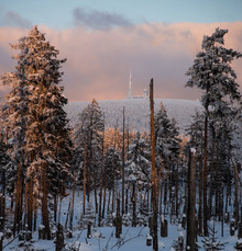 Mathias Becker, Brocken im Schnee - Deutschland, Europa)
