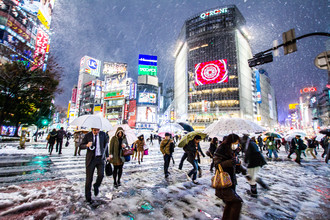 Jörg Faißt, Shibuya-Kreuzung (Tokyo) im Winter - Japan, Asia)
