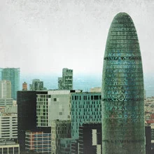 Photo art by Elvira Stürmer: modern city view with urban charm