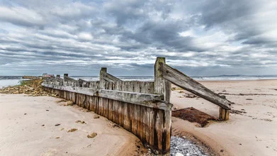 Photo art by Jörg Faißt: tranquil coastal landscape in Lossiemouth, Scotland