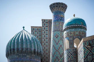 Photo art by Jeanette Dobrindt: shapes and colors of Uzbek architecture