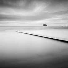 Photo art by Ronnie Baxter: tranquil tidal pool in North Berwick, Scotland