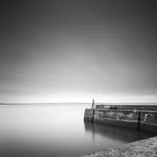 Photo art by Ronnie Baxter: calm coastal landscape in Scotland