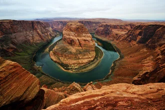 Fotokunst von Haifeng Ni: malerische Sicht auf die Horseshoe Bend am Colorado River