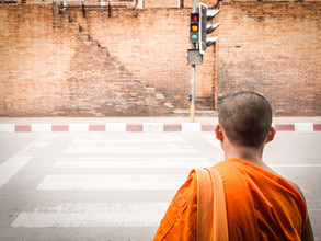 Johann Oswald, Monk Crossing (Thailand, Asia)