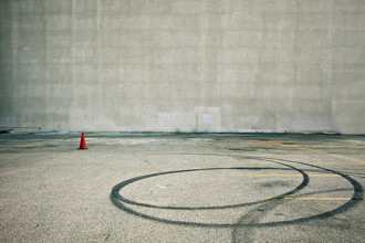Jeff Seltzer, Parking (with Orange Cone) (Bermuda, North America)