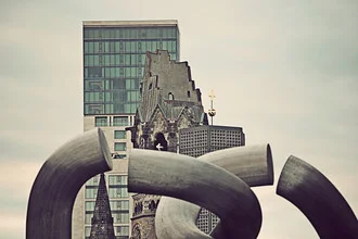 Beautiful photo art by Michael Belhadi: city view with modern architecture